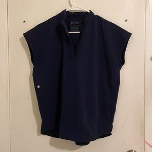 Figs rafaela top navy blue